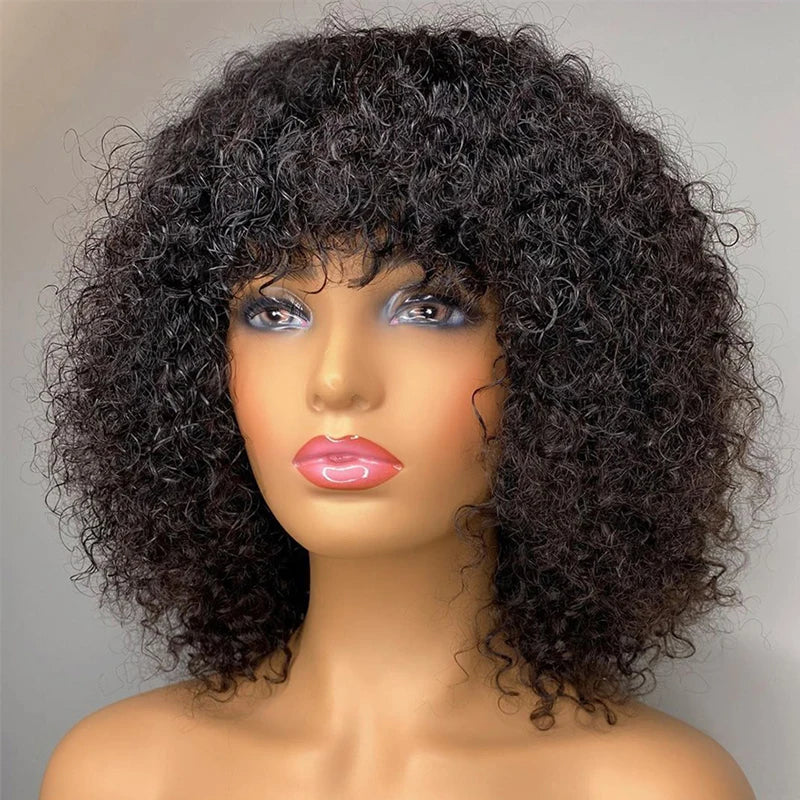 ✨ Perruque Jerry Curly Miel Blond – 100% Cheveux Humains Remy Hair, Volume & Style Naturel ✨