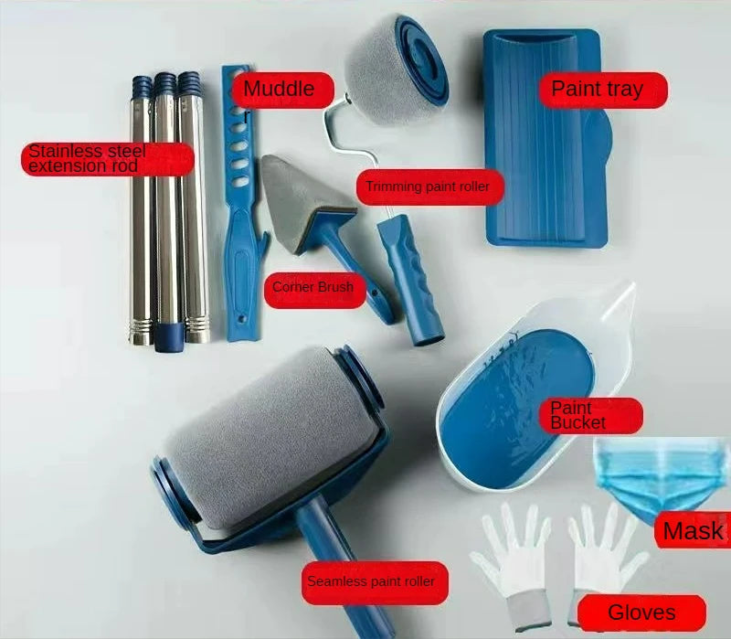 Rouleau de Peinture Multifonction - Application Facile et Réservoir Intégré