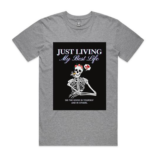 T-shirt Just Living - Design Exclusif