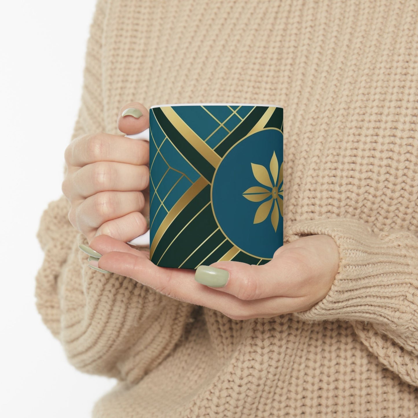 Mug en Céramique Élégant - Finition Brillante et Couleurs Vibrantes pour Sublimer Vos Moments Café