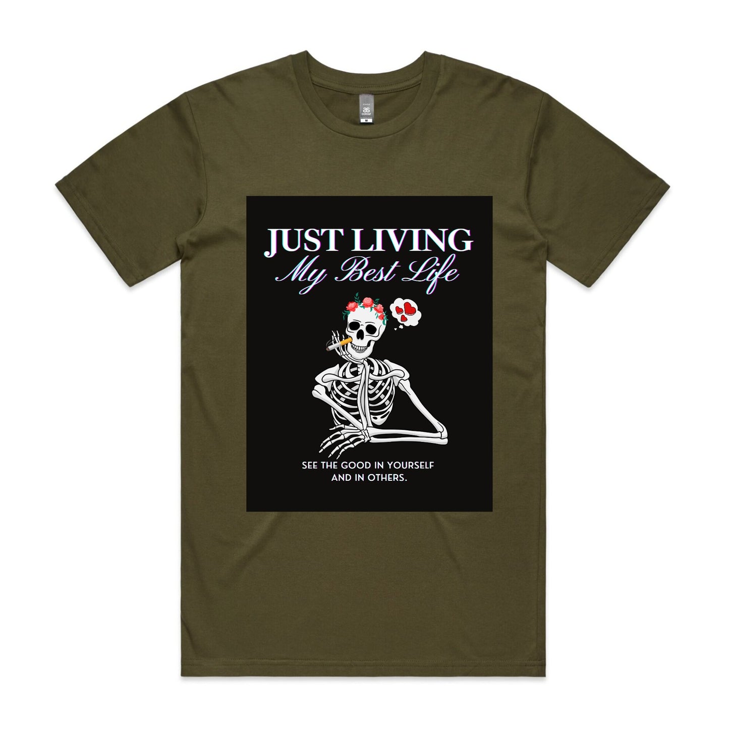 T-shirt Just Living - Design Exclusif