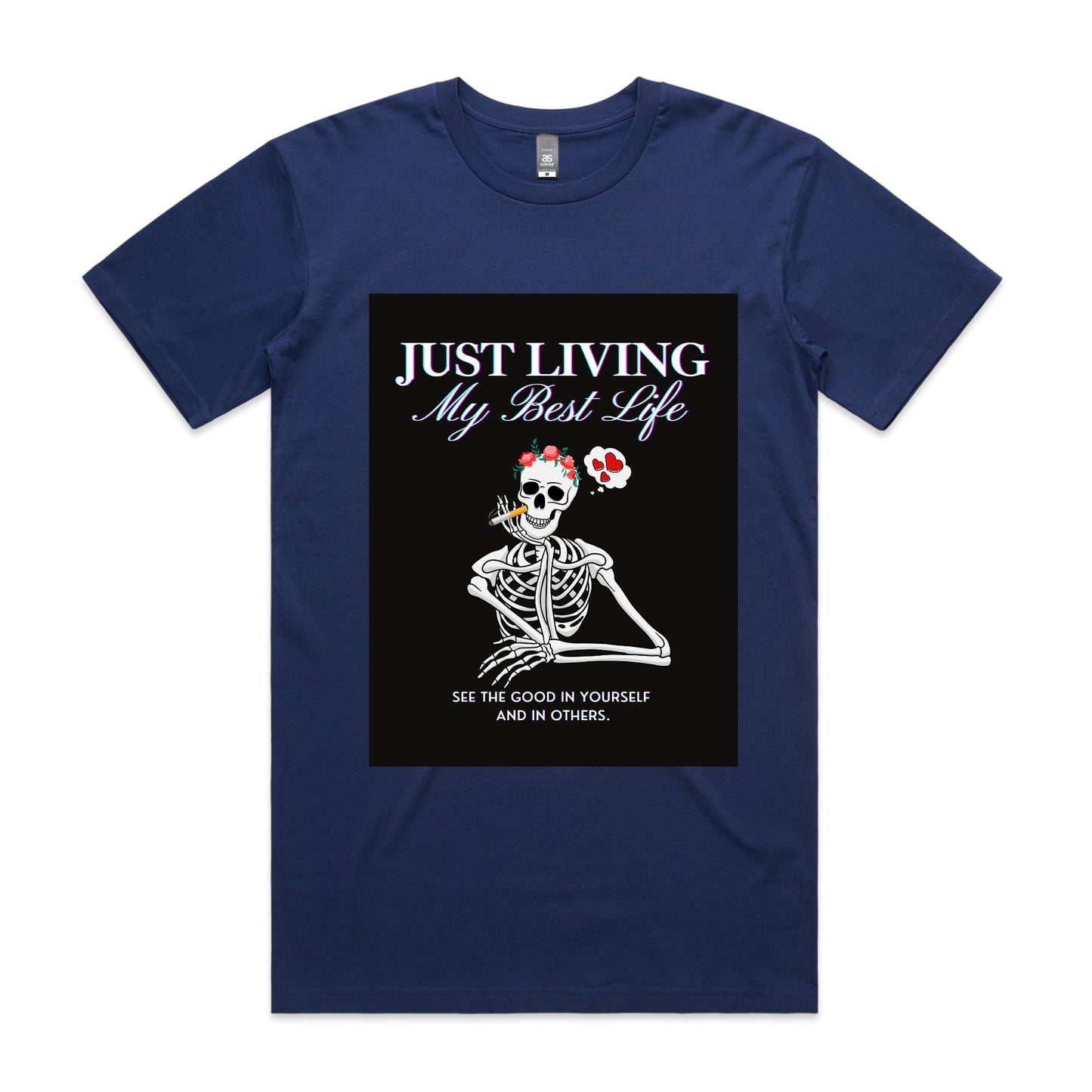 T-shirt Just Living - Design Exclusif