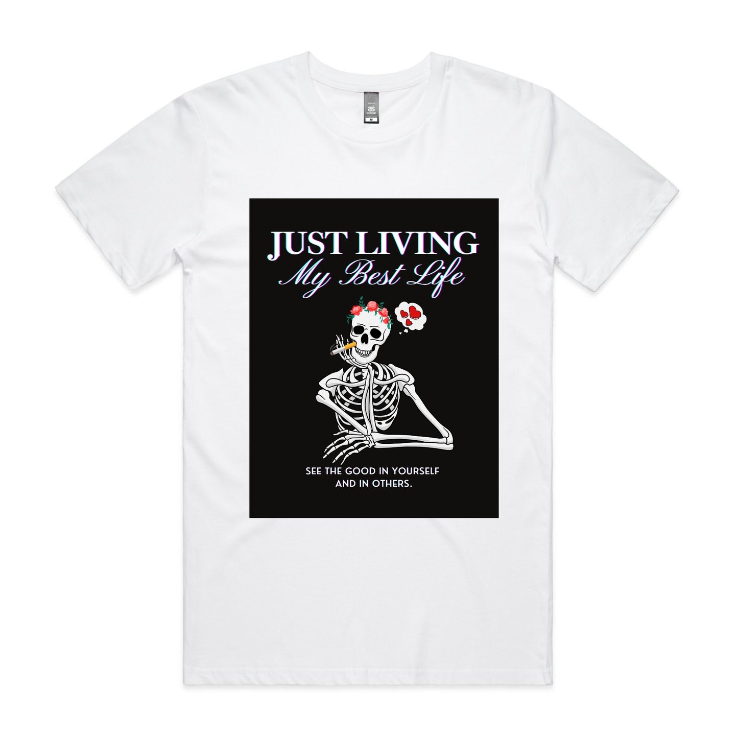 T-shirt Just Living - Design Exclusif