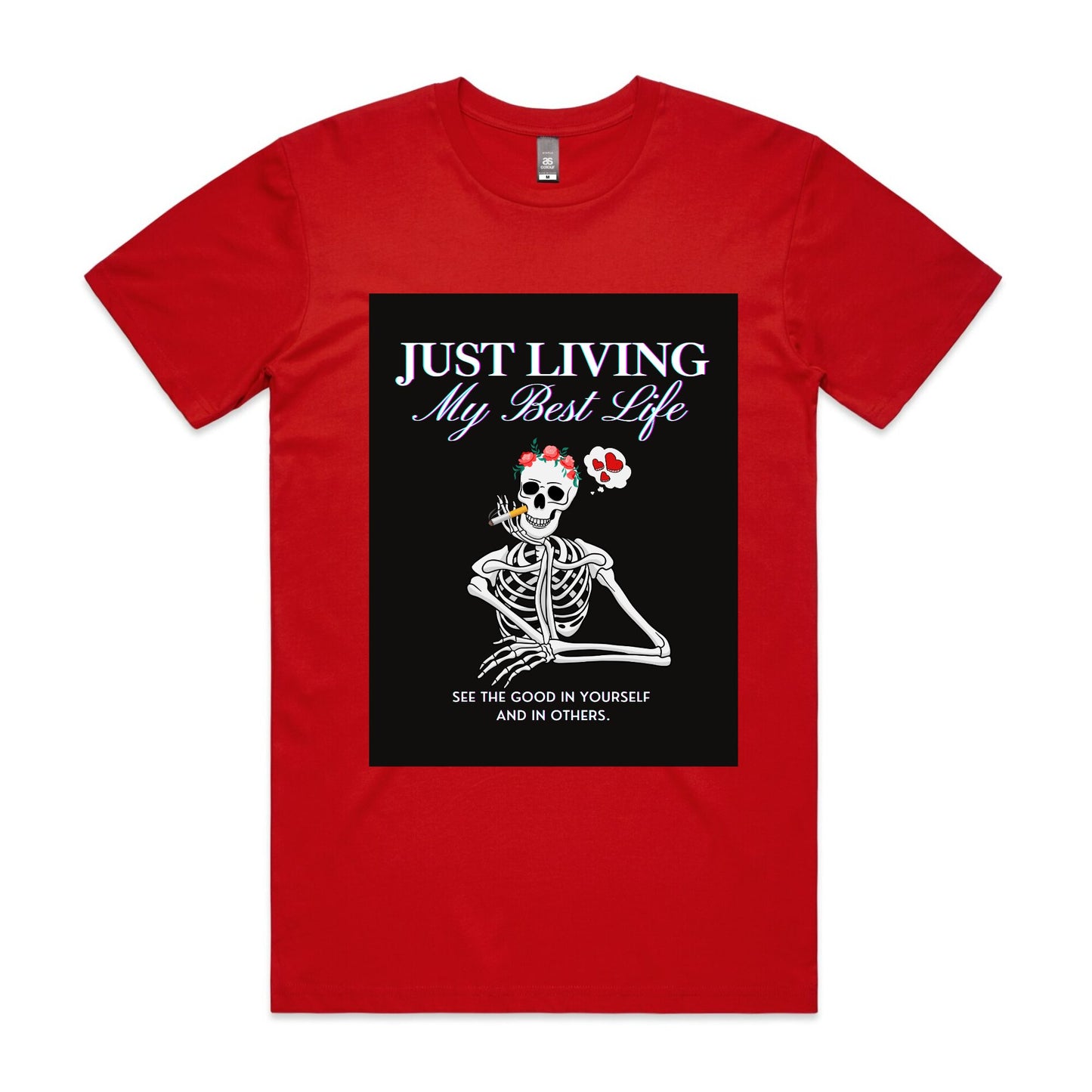 T-shirt Just Living - Design Exclusif