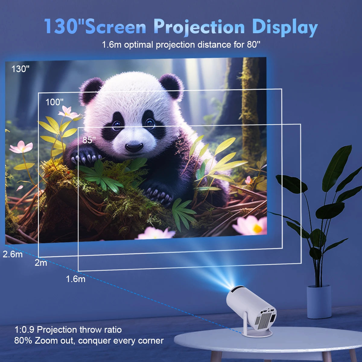 Projecteur Magcubic 4K Ultra HD – L’Expérience Cinéma Immersive Chez Vous