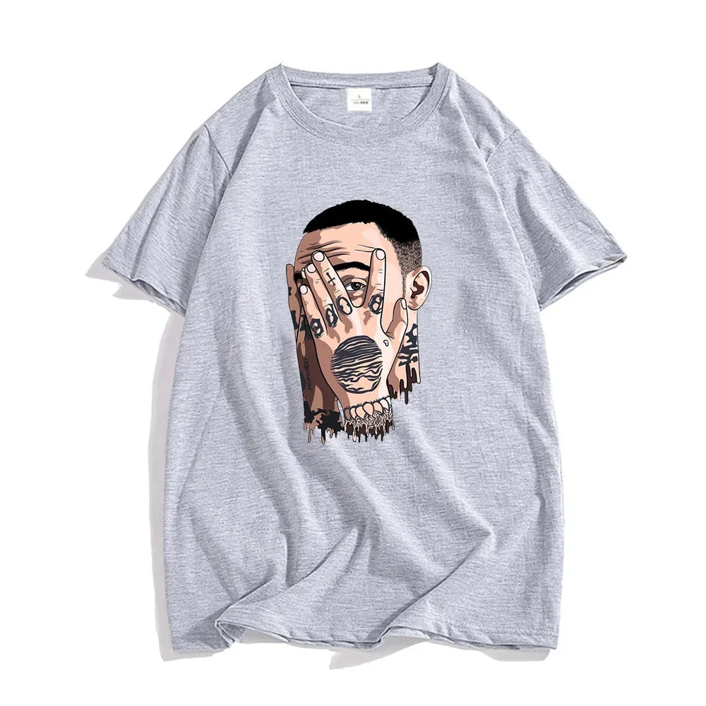 Rappeur Macc Miller impression T-shirts chemises pures hommes/femmes Hip Hop t-shirt été ample décontracté à manches courtes vêtements