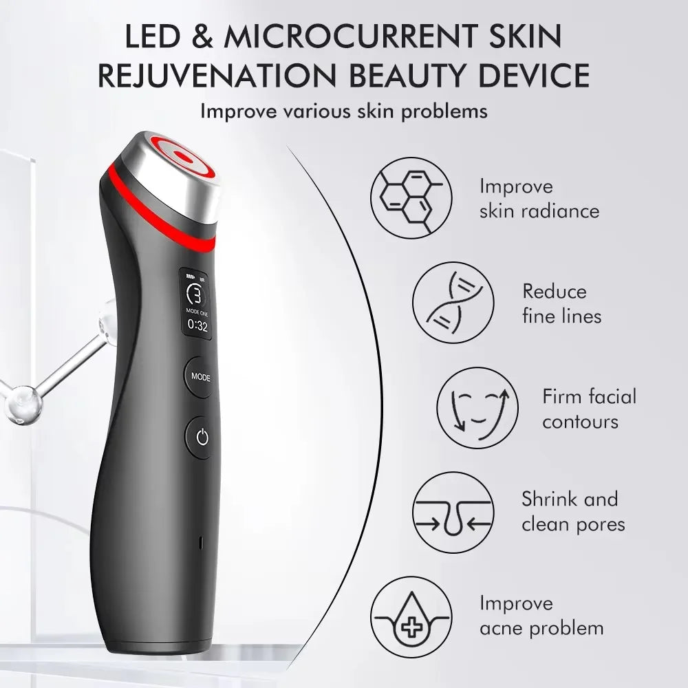 2024 Age Booster Pro Home Skincare Anti-aging beauty device portable Light Therapy Essentials Acne Treatment Device