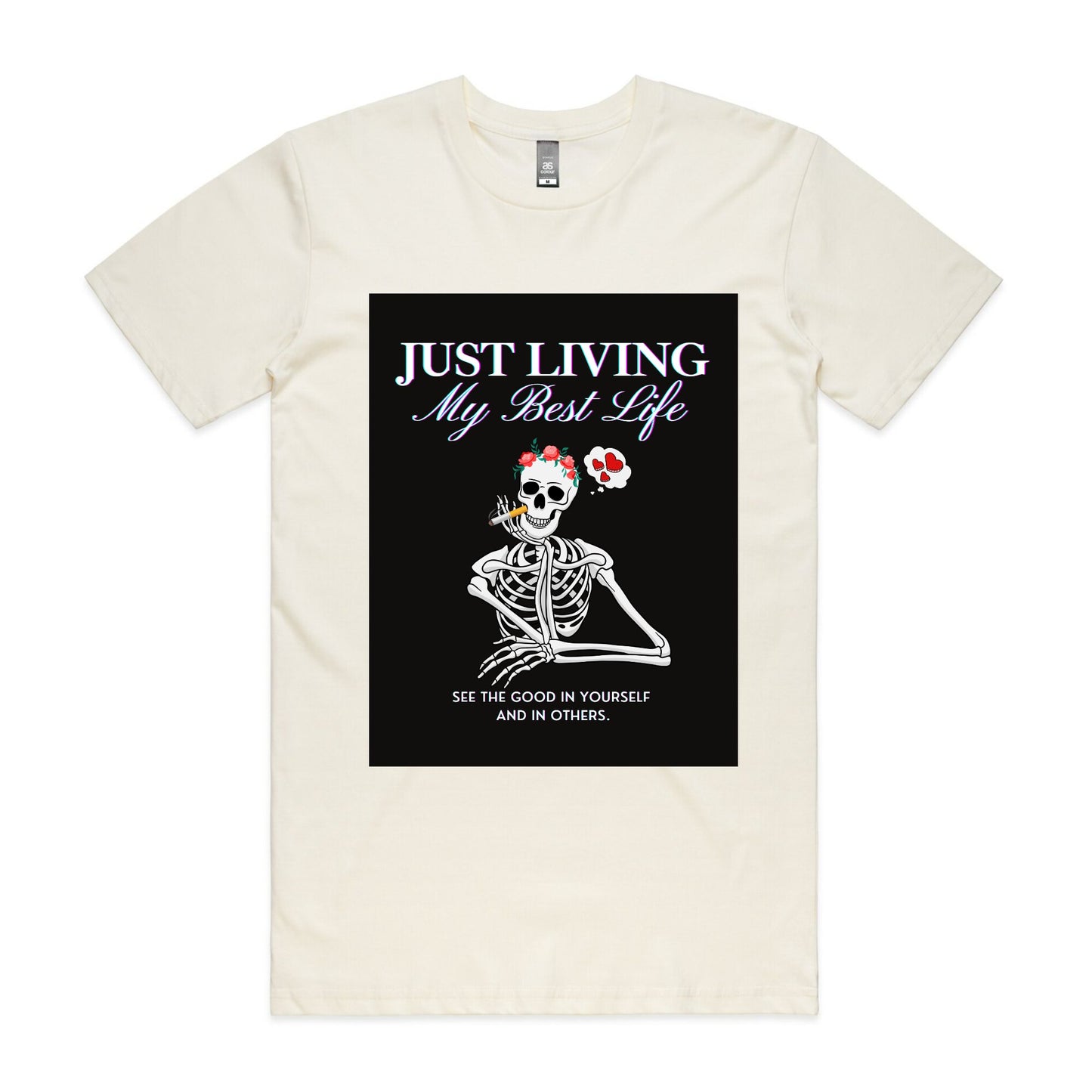 T-shirt Just Living - Design Exclusif