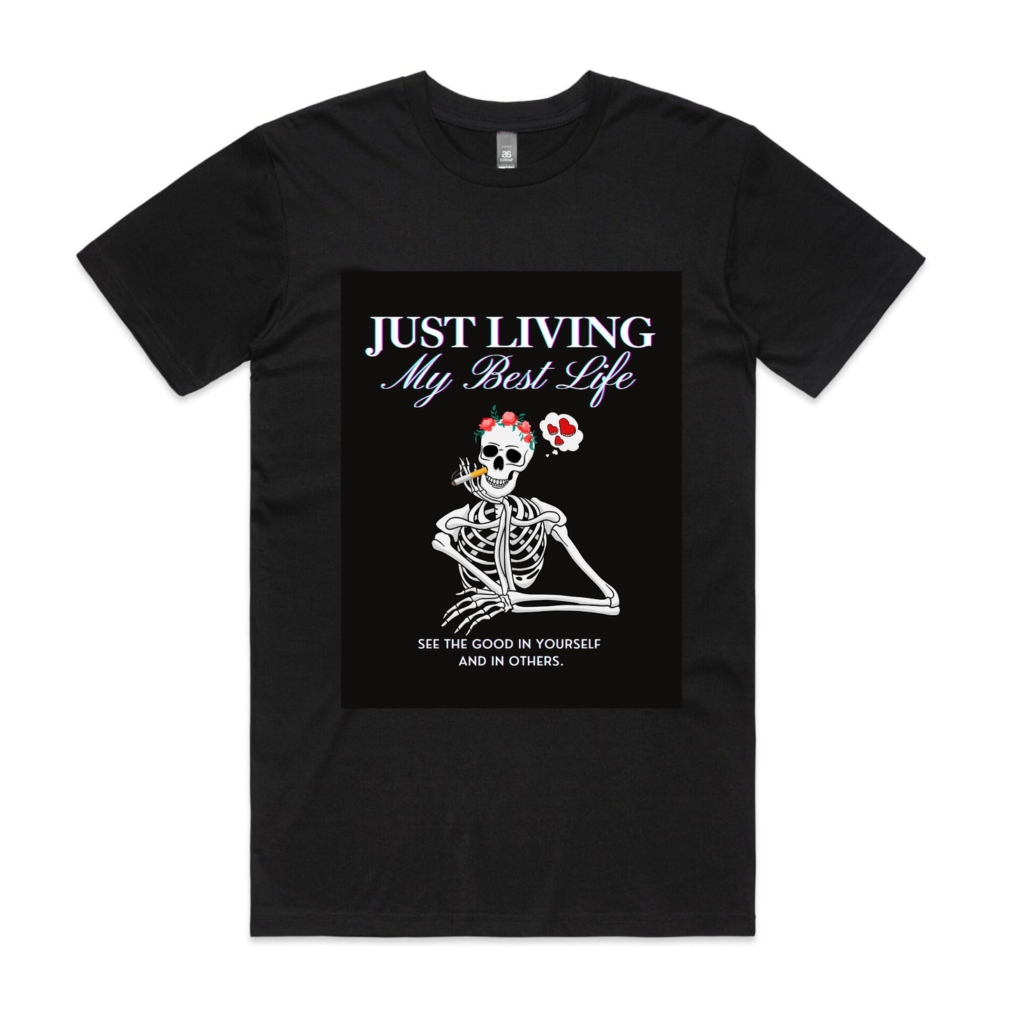 T-shirt Just Living - Design Exclusif